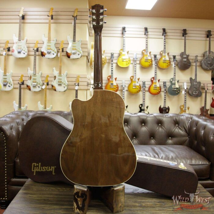 Gibson Montana J-45 AG Cutaway Walnut Fingerboard Maple Neck Walnut Burst Electric-Acoustic - Image 13