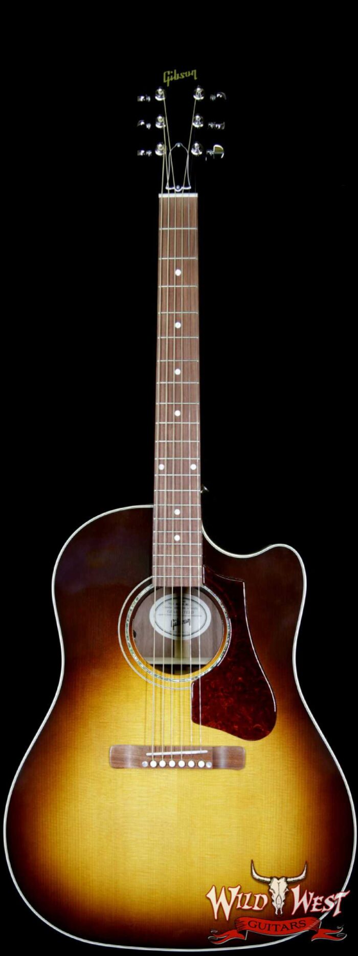 Gibson Montana J-45 AG Cutaway Walnut Fingerboard Maple Neck Walnut Burst Electric-Acoustic - Image 1