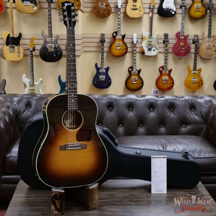Gibson Montana J-45 Standard Rosewood Fingerboard Traditional Hand-scalloped X-bracing Vintage Sunburst - Image 5