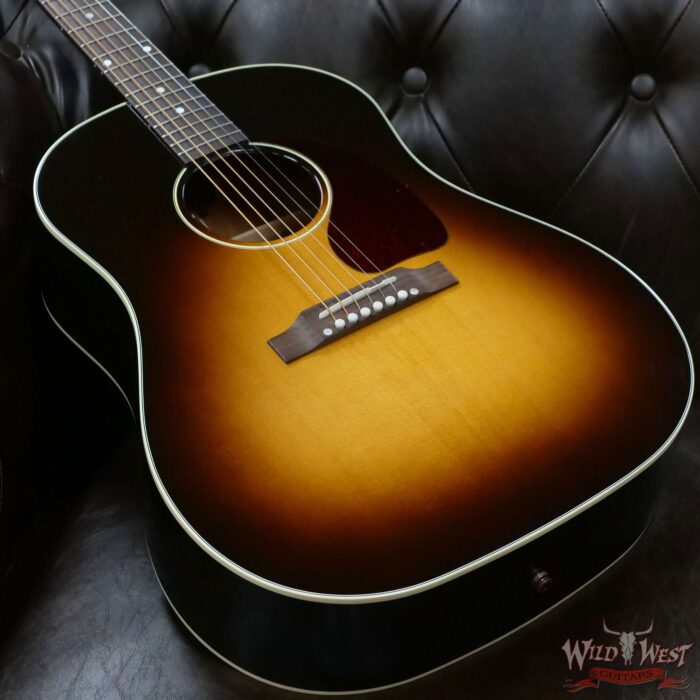 Gibson Montana J-45 Standard Rosewood Fingerboard Traditional Hand-scalloped X-bracing Vintage Sunburst - Image 7
