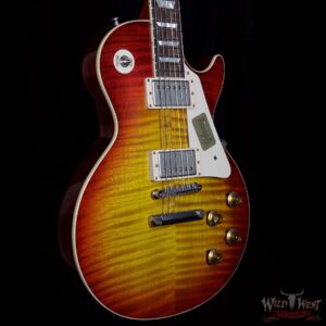 2016 Gibson Custom Shop Les Paul 1959 Reissue R9 Aged AAA Flame Maple Top Washed Cherry - Image 4