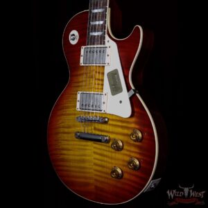 2016 Gibson Custom Shop Les Paul 1959 Reissue R9 Aged AAA Flame Maple Top Washed Cherry - Image 2