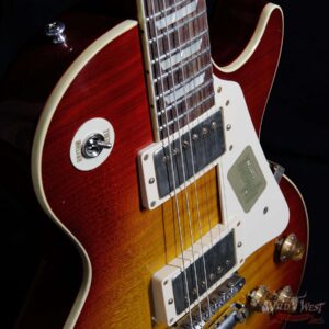 2016 Gibson Custom Shop Les Paul 1959 Reissue R9 Aged AAA Flame Maple Top Washed Cherry - Image 12