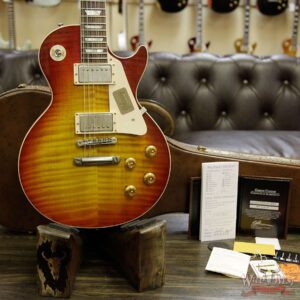 2016 Gibson Custom Shop Les Paul 1959 Reissue R9 Aged AAA Flame Maple Top Washed Cherry - Image 15