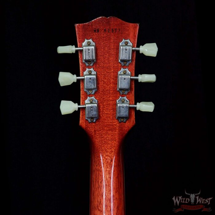 2016 Gibson Custom Shop Les Paul 1959 Reissue R9 Aged AAA Flame Maple Top Washed Cherry - Image 10