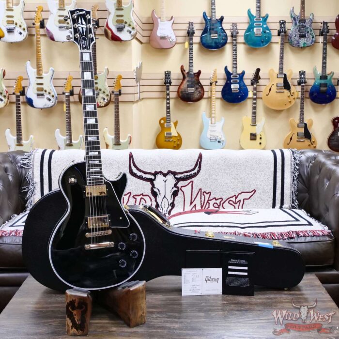 Gibson Custom Shop Les Paul Custom Gloss Ebony Nickel Hardware 9.95 LBS - Image 5