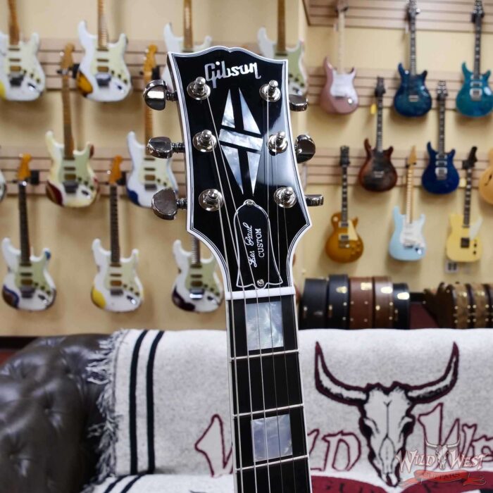 Gibson Custom Shop Les Paul Custom Gloss Ebony Nickel Hardware 9.95 LBS - Image 6