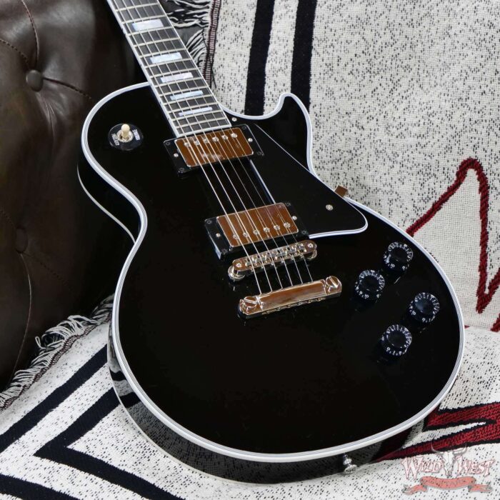 Gibson Custom Shop Les Paul Custom Gloss Ebony Nickel Hardware 9.95 LBS - Image 7