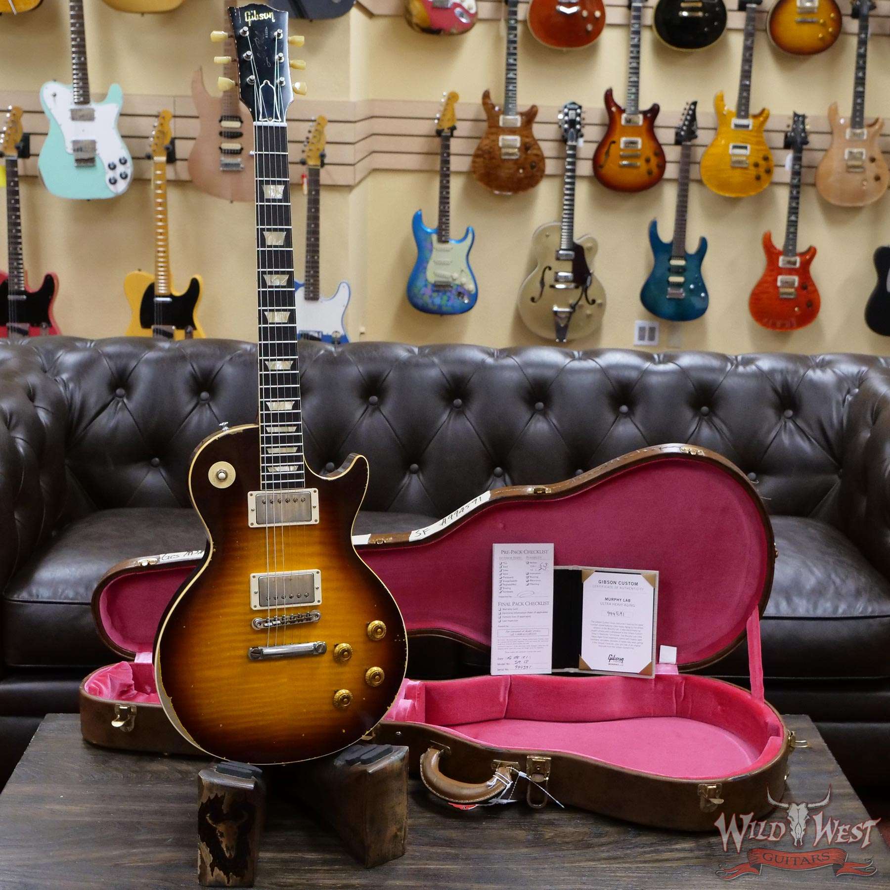 gibson-m2m-994591-d1__wwg.jpg Gibson Custom Shop M2M Hand Selected 60th Anniversary 1959 Les Paul Murphy Lab Ultra Heavy Aged Southern Fade 7.65 LBS - Image 6