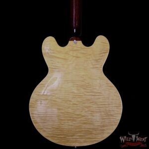 Gibson Memphis ES-335 Figured 2018 Dark Rosewood Fretboard Dark Vintage Natural - Image 7