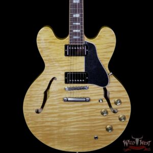 Gibson Memphis ES-335 Figured 2018 Dark Rosewood Fretboard Dark Vintage Natural - Image 3