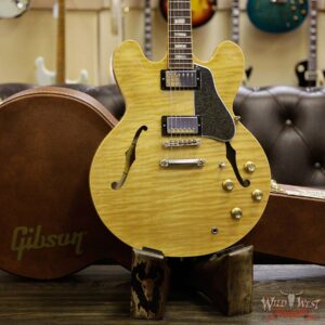 Gibson Memphis ES-335 Figured 2018 Dark Rosewood Fretboard Dark Vintage Natural - Image 13