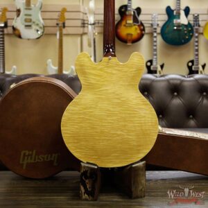 Gibson Memphis ES-335 Figured 2018 Dark Rosewood Fretboard Dark Vintage Natural - Image 15