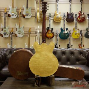 Gibson Memphis ES-335 Figured 2018 Dark Rosewood Fretboard Dark Vintage Natural - Image 14