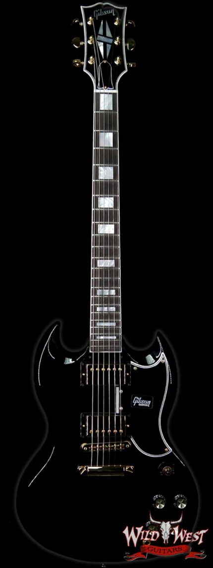 Gibson Custom Shop SG Custom 2-Pickup Ebony Fingerboard Gloss Ebony (Black)