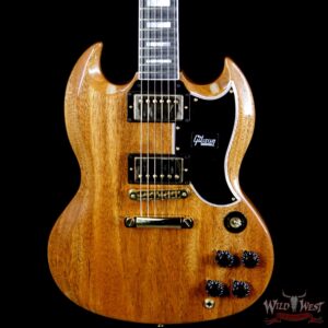 2018 Gibson Custom Shop SG Custom Mahogany Body & Neck Walnut (Natural) - Image 3