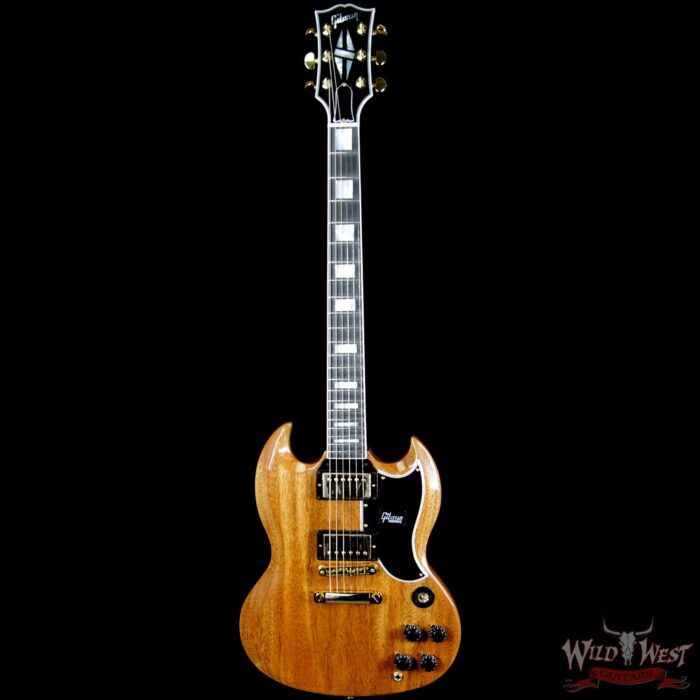 2018 Gibson Custom Shop SG Custom Mahogany Body & Neck Walnut (Natural) - Image 5