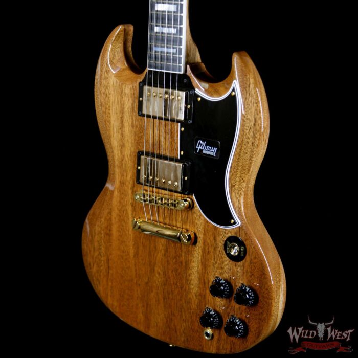 2018 Gibson Custom Shop SG Custom Mahogany Body & Neck Walnut (Natural) - Image 2