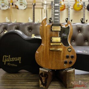 2018 Gibson Custom Shop SG Custom Mahogany Body & Neck Walnut (Natural) - Image 13