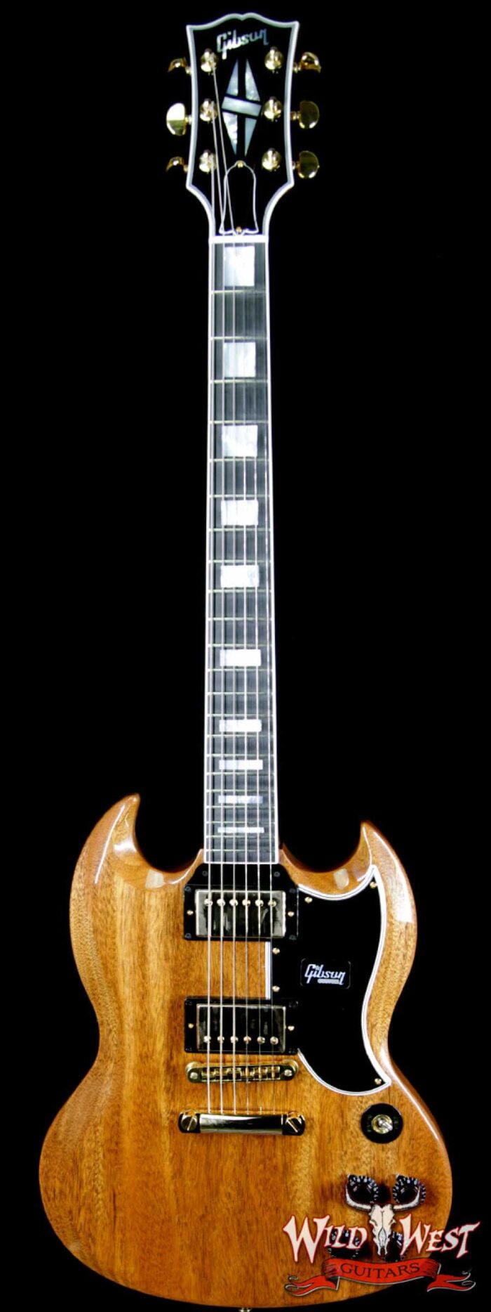 2018 Gibson Custom Shop SG Custom Mahogany Body & Neck Walnut (Natural) - Image 1
