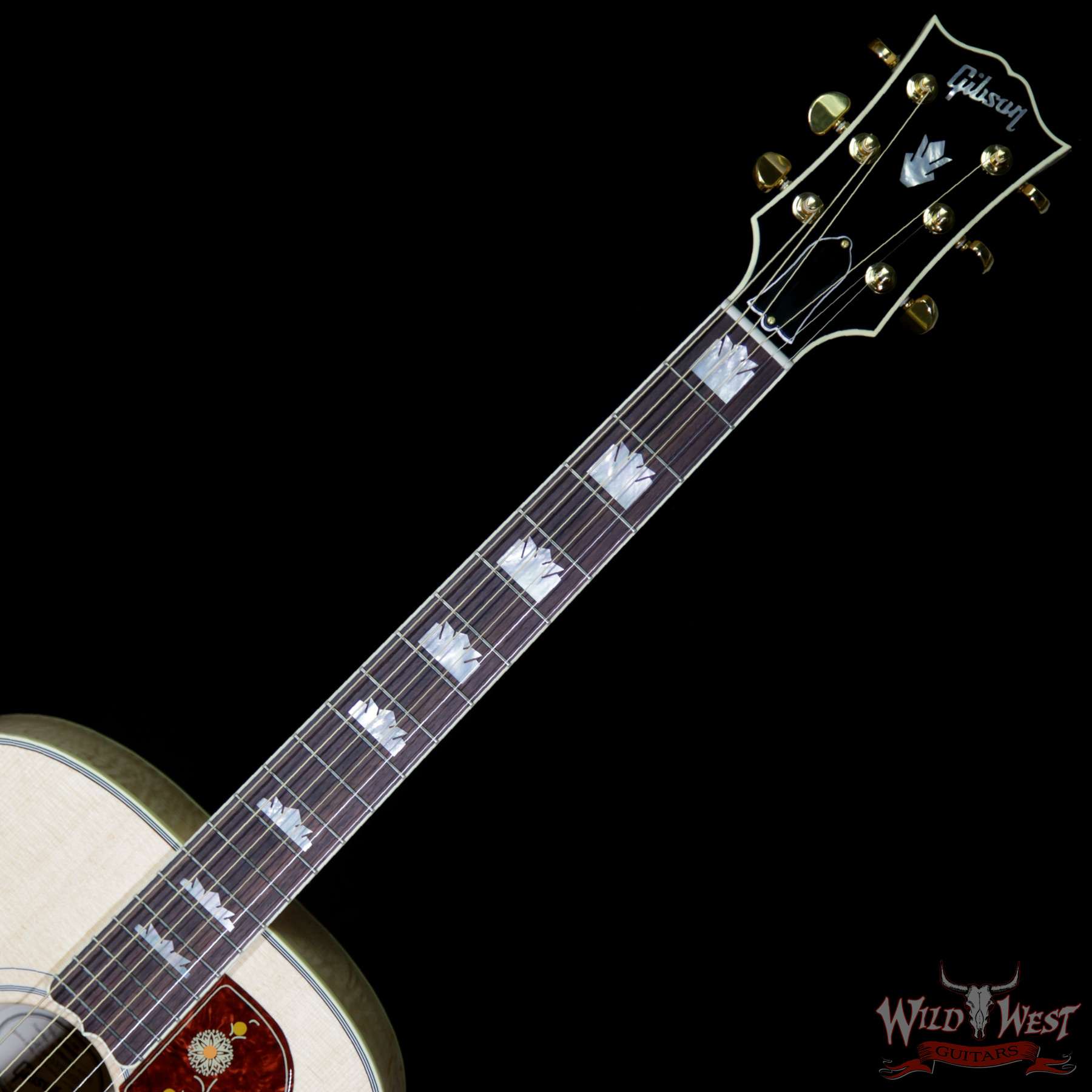 gibson-sj200-antiquenatural-1010802-bnf__wwg.jpg 2018 Gibson Montana SJ-200 Standard Flame Maple Side Back & Neck Rosewood Board Antique Natural - Image 8