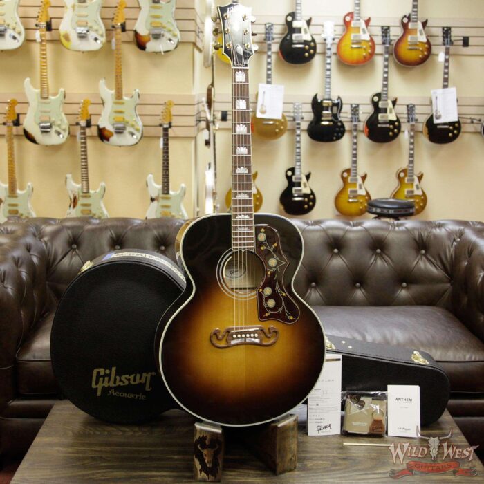 Gibson SJ-200 Standard Electric-Acoustic Guitar Vintage Sunburst - Image 10