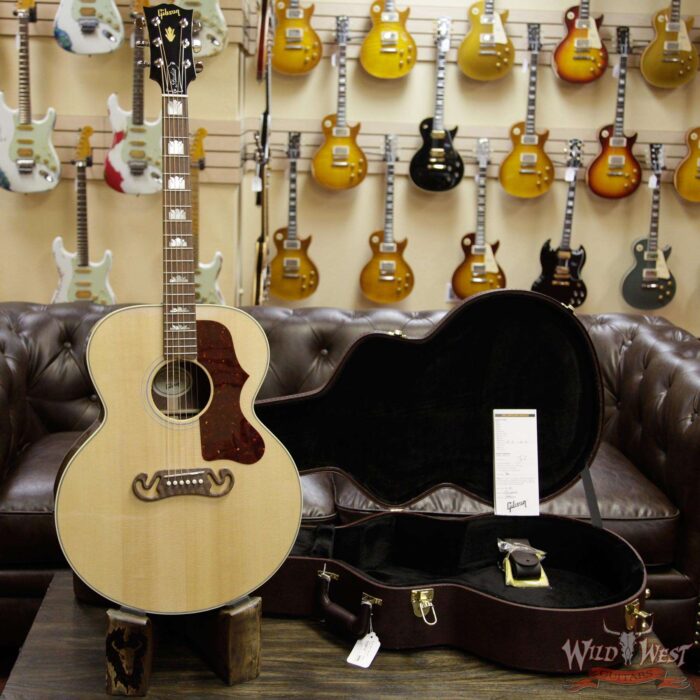 Gibson Montana SJ-200 Studio Walnut Natural Electric-Acoustic Guitar LR Baggs - Image 7