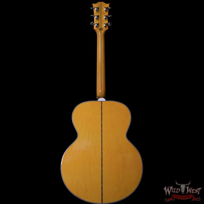 Gibson Custom Shop 2018 SJ-200 Flame Maple Side Back & Neck Rosewood Fingerboard Translucent Orange - Image 6