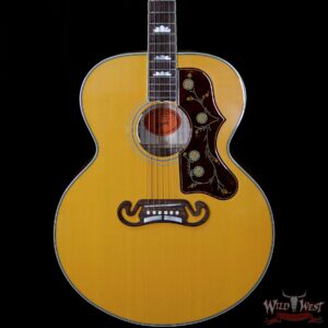 Gibson Custom Shop 2018 SJ-200 Flame Maple Side Back & Neck Rosewood Fingerboard Translucent Orange - Image 3