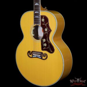 Gibson Custom Shop 2018 SJ-200 Flame Maple Side Back & Neck Rosewood Fingerboard Translucent Orange - Image 2