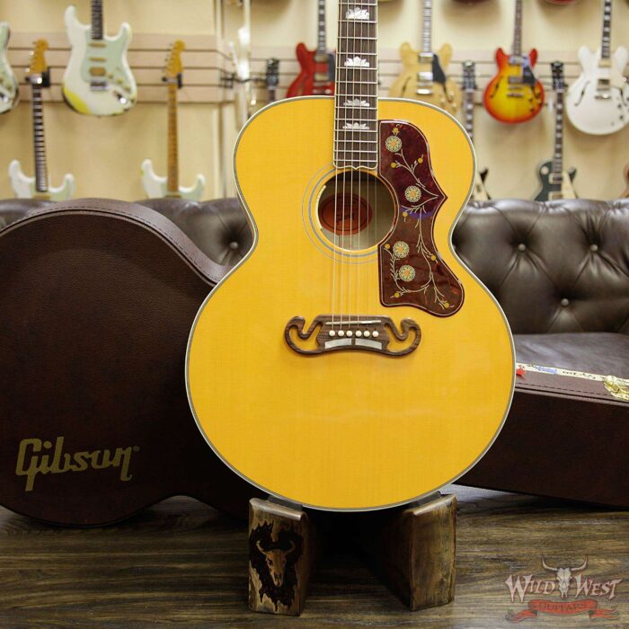 Gibson Custom Shop 2018 SJ-200 Flame Maple Side Back & Neck Rosewood Fingerboard Translucent Orange - Image 10