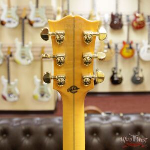 Gibson Custom Shop 2018 SJ-200 Flame Maple Side Back & Neck Rosewood Fingerboard Translucent Orange - Image 13