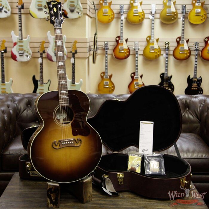 Gibson Montana SJ-200 Studio Walnut Burst Electric-Acoustic Guitar - Image 6