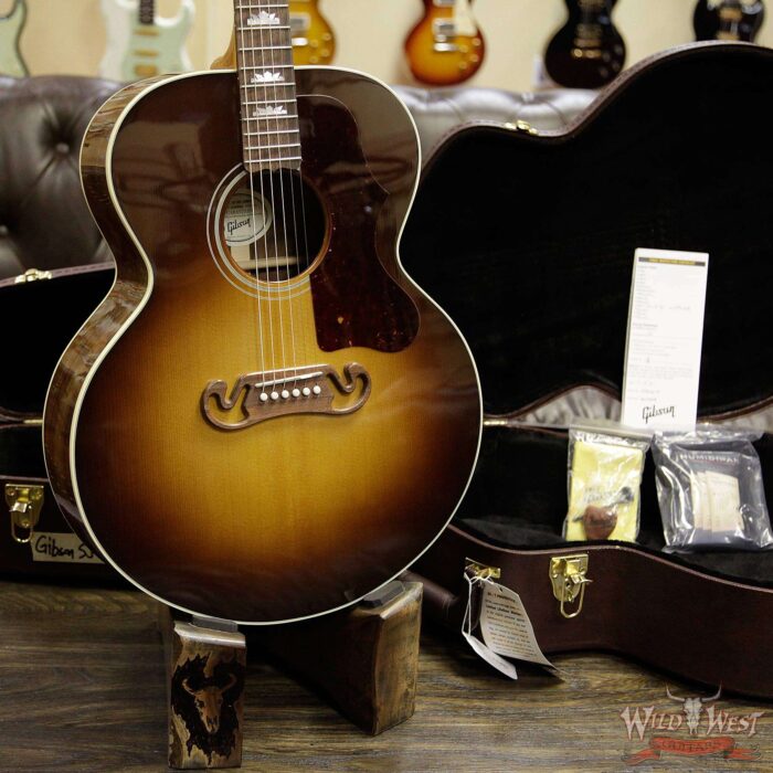 Gibson Montana SJ-200 Studio Walnut Burst Electric-Acoustic Guitar - Image 8