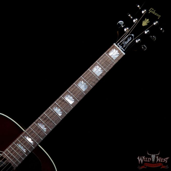 Gibson Montana SJ-200 Studio Walnut Burst Electric-Acoustic Guitar - Image 5