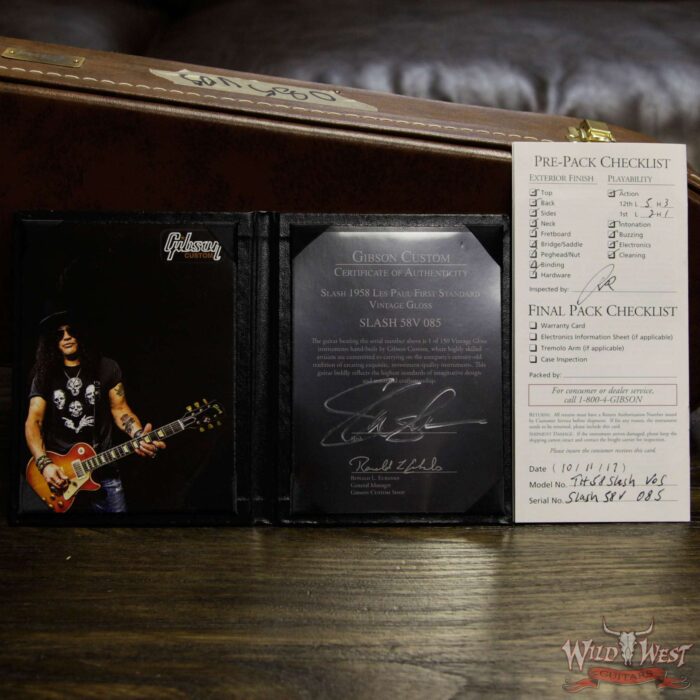 Gibson Custom Shop Slash 1958 Les Paul First Standard #8 3096 Replica # 85 of 150 LTD VOS 8.70 Lbs - Image 11