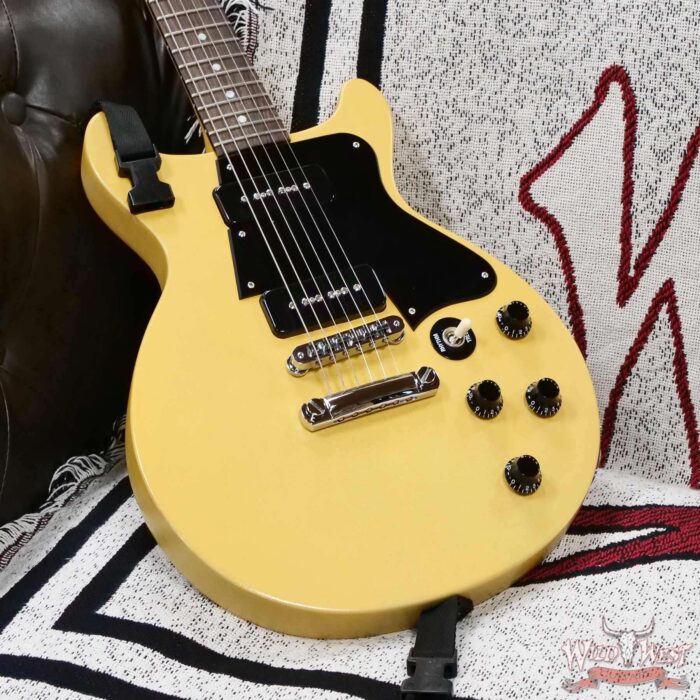 Jim Root Collection 2013 Gibson Les Paul Special Double Cut TV Yellow 6.95 LBS - Image 8