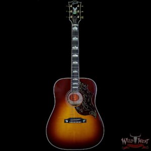 2018 Gibson Custom Shop Wildfirebird Hummingbird Quilt Maple Side & Back Flame Maple Neck Wildfire Burst - Image 5