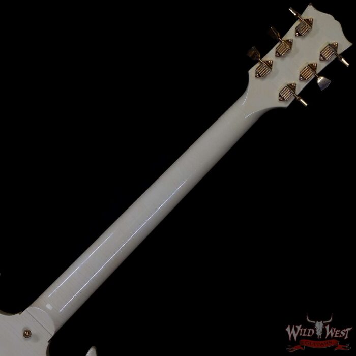 Gibson Custom Shop Jimi Hendrix 1967 SG Custom Aged Polaris White - Image 5