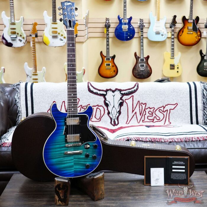 Gibson Custom Shop Les Paul Special Double Cut Figured Top Blue Burst 7.90 LBS - Image 5