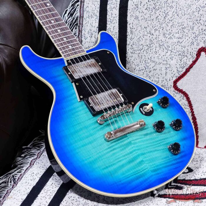 Gibson Custom Shop Les Paul Special Double Cut Figured Top Blue Burst 7.90 LBS - Image 7