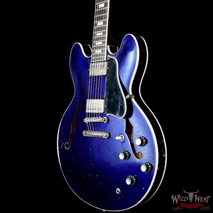 Gibson Custom Shop M2M 1964 ES-335 Murphy Lab Heavy Aged Candy Apple Blue 7.65 LBS - Image 2