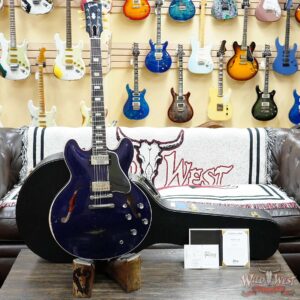 Gibson Custom Shop M2M 1964 ES-335 Murphy Lab Heavy Aged Candy Apple Blue 7.65 LBS - Image 6