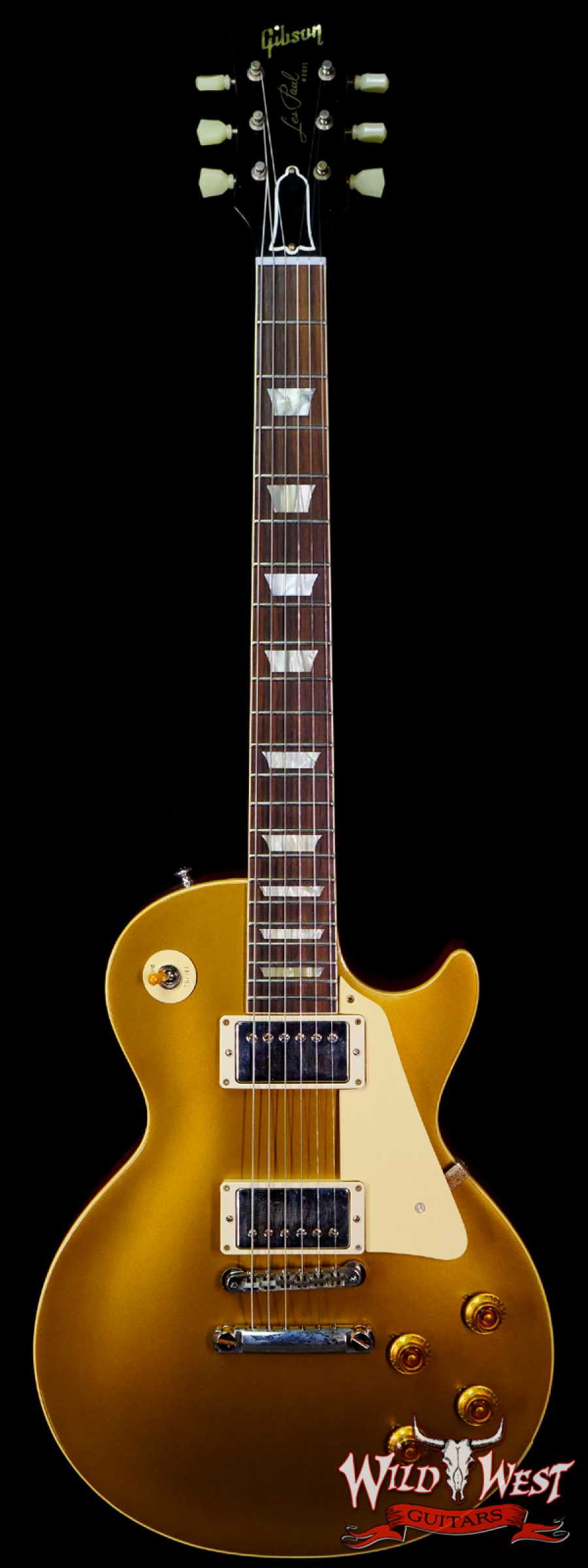 gibsoncs-1957lespaul-711223-main__wwg_large.jpg Gibson Custom Shop 1957 Les Paul Goldtop Reissue VOS Double Gold - Image 1