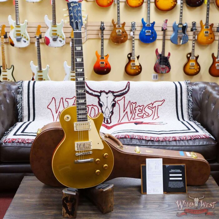 Gibson Custom Shop 1957 Les Paul Goldtop Reissue VOS Double Gold - Image 6