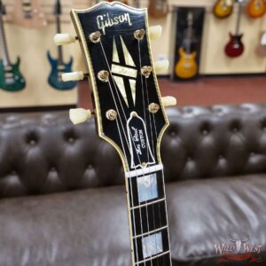 Gibson Customn Shop Murphy Lab 1957 Les Paul Custom 2-Pickup Ebony Fingerboard Ultra Light Aged Ebony(Black) - Image 6
