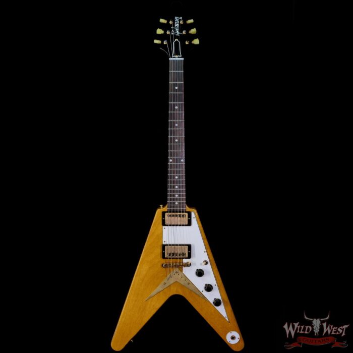 Gibson Custom Shop Limited 1 of 81 the 1958 Korina Flying V Brazilian Rosewood Board Murphy Lab Aged - Image 3