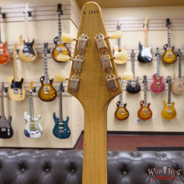 Gibson Custom Shop Limited 1 of 81 the 1958 Korina Flying V Brazilian Rosewood Board Murphy Lab Aged - Image 12