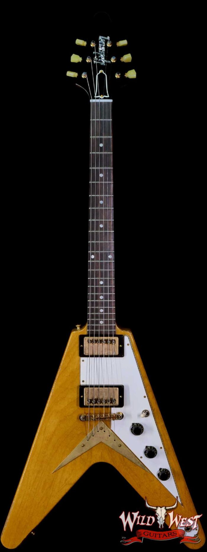 Gibson Custom Shop Limited 1 of 81 the 1958 Korina Flying V Brazilian Rosewood Board Murphy Lab Aged - Image 1
