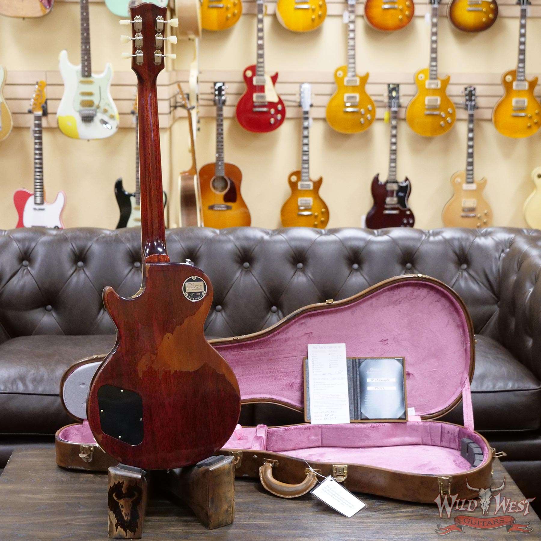 gibsoncs-1958lp-ha-firststandard-891397-d3__wwg.jpg Gibson Custom Shop M2M Hand Selected 1958 Les Paul Standard ‘58 Reissue R8 Heavy Aged Cherry Sunburst (First Standard Color) 8.20 LBS - Image 9